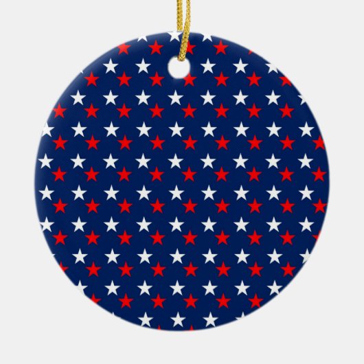 4 juli keramisch ornament (Voorkant)