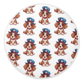 4 juli keramische knop (Voorkant)