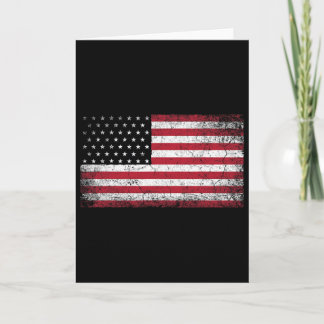 4 juli kerstcadeau Amerikaanse vlag vintage C Kaart