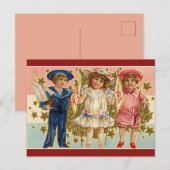  4 juli Kinder Briefkaart (Voorkant / Achterkant)