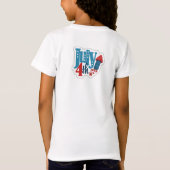 4 juli Kinder wit T shirt (Achterkant)