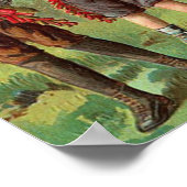 4 juli Kinderen met Fireworks-Poster Poster (Hoek)