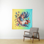 4 juli Kip Clipart-61531 Wandkleed (In Situ (horizontaal))