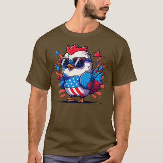 4 juli Kip T-shirt