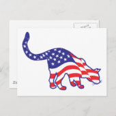 4 juli Kitty Cats Briefkaart (Voorkant / Achterkant)