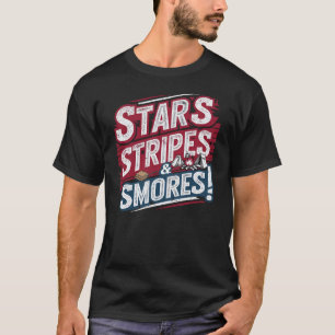 4 juli Klaar: Sterren, Strepen & S'mores T-shirt