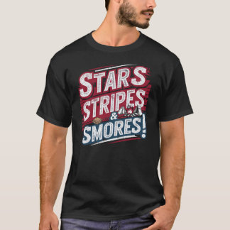 4 juli Klaar: Sterren, Strepen & S'mores T-shirt
