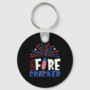 4 juli Kleine Firecracker Toddler Outfit Patr Sleutelhanger
