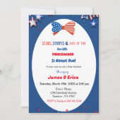 4 juli Kleine voetzoeker baby shower Kaart (Voorkant)