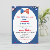 4 juli Kleine voetzoeker baby shower Kaart (Staand voorkant)