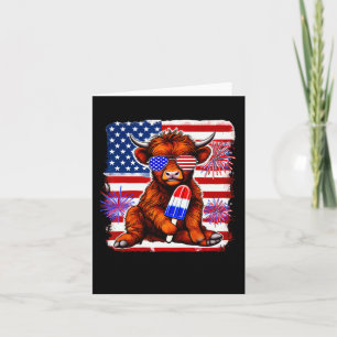 4 juli koe ijslolly vuurwerk Amerika Amerikaans Kaart