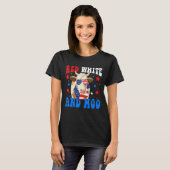 4 juli koe rood wit en boe t-shirt (Voorkant volledig)