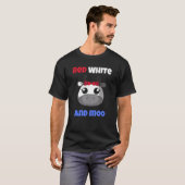 4 juli-koe t-shirt (Voorkant volledig)