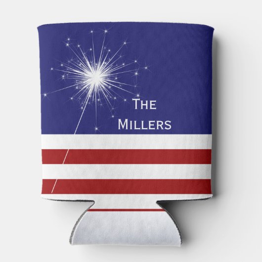 4 juli  Koelbox met Sparkler Blikjeskoeler (Achterkant)