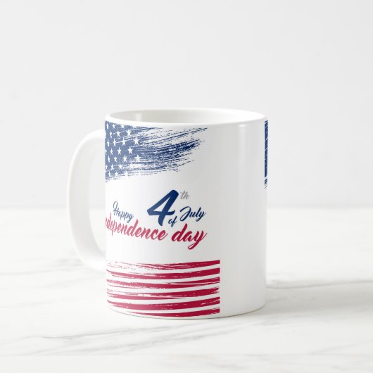 4 juli koffiemok (Voorkant links)