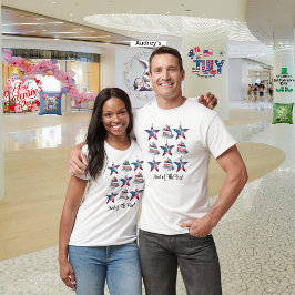 4 juli "Land of the Free" T-shirt