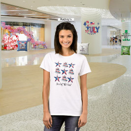 4 juli "Land of the Free" T-shirt