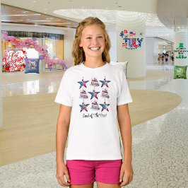 4 juli "Land of the Free" T-shirt