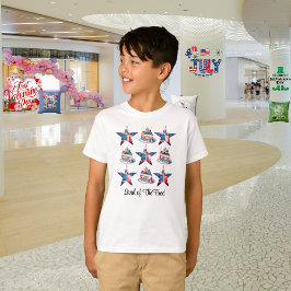 4 juli "Land of the Free" T-shirt