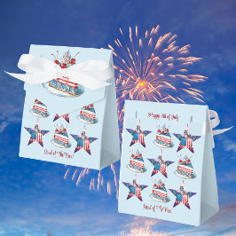 4 juli "Land van de Vrije" Favorietenbox Bedankdoosjes