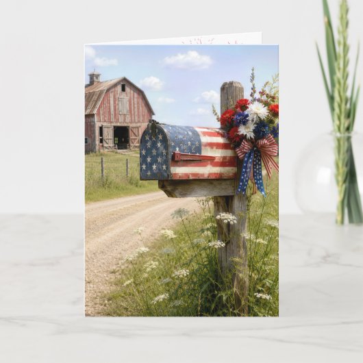 4 juli landelijke brievenbus kaart (Voorkant)