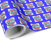 4 juli landmark vlag cadeaupapier (Rol Hoek)