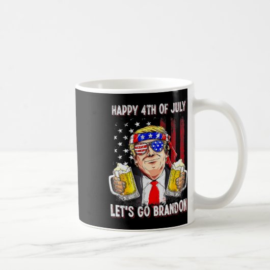 4 juli Let's Go Beer Brandon Trump Beer Ameri Koffiemok (Rechts)