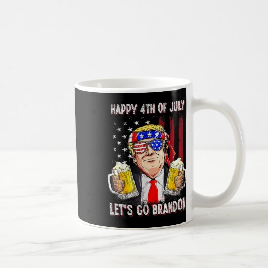 4 juli Let's Go Beer Brandon Trump Beer Ameri Koffiemok (Rechts)
