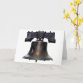 4 juli Liberty Bell Kaart (Gele Bloem)