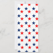 4 Juli Licht de Sky Party Uitnodiging op (Achterkant)