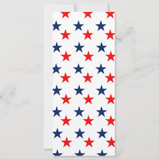 4 Juli Licht de Sky Party Uitnodiging op (Achterkant)