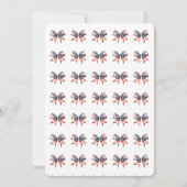 4 juli Little Miss America 2e verjaardag Kaart (Achterkant)