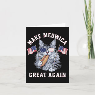 4 juli maakt Meowica weer een grappige patriot Kaart