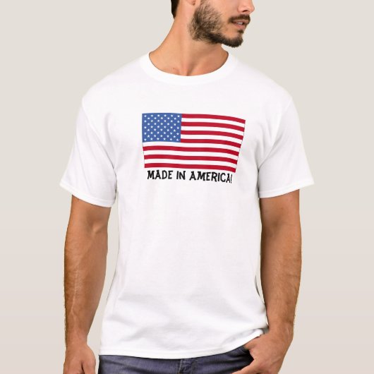 4 juli Made in America T-shirt (Voorkant)