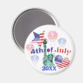 4 juli magneet (Voorkant / Achterkant)