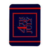 4 juli - magneet (Verticaal)