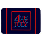 4 juli - magneet (Horizontaal)