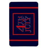 4 juli - magneet (Verticaal)