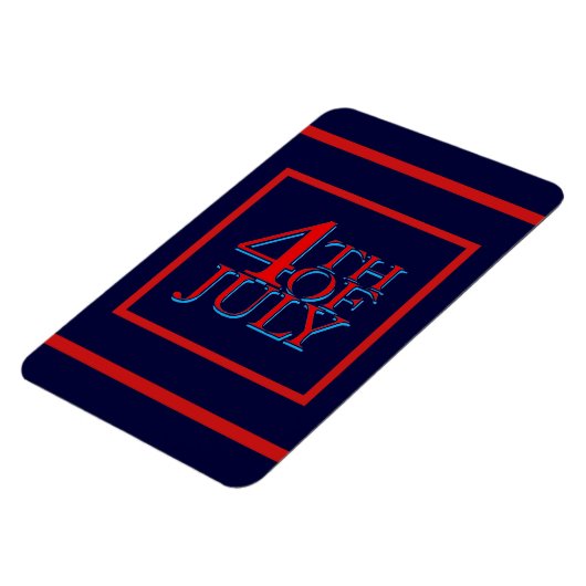 4 juli - magneet (Linkerzijde)