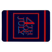 4 juli - magneet (Horizontaal)