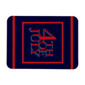 4 juli - magneet (Horizontaal)