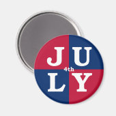 4 juli magneet (Voorkant / Achterkant)