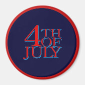 4 juli - magneet (Voorkant)