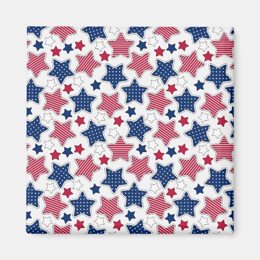 4 juli-magneet magneet (Voorkant)