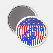 4 juli Magnet (Voorkant / Achterkant)