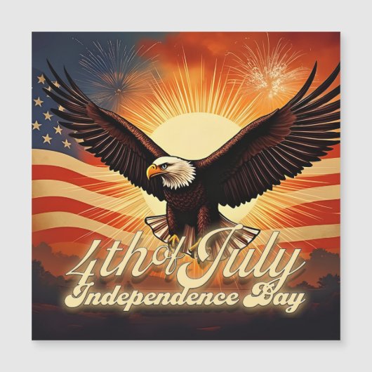4 juli – Majestueuze Adelaar & Vuurwerk Tributo🦅 (Voorkant)