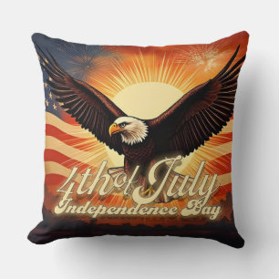 4 juli – Majestueuze Adelaar & Vuurwerk Tributo🦅 Kussen