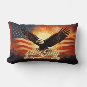 4 juli – Majestueuze Adelaar & Vuurwerk Tributo 🦅 Kussen