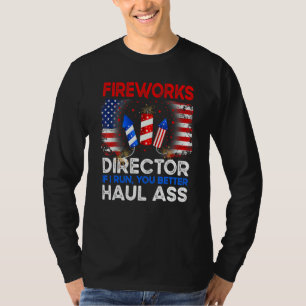 4 juli mannen vuurwerk regisseur als ik je laat re t-shirt
