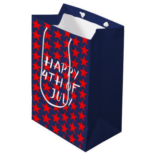 4 juli medium cadeauzakje (Voorkant Gekanteld)